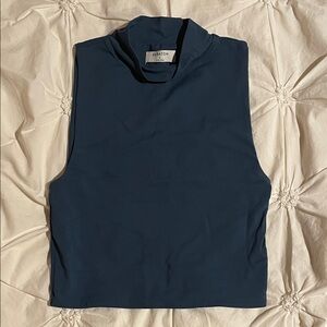 Babaton Deep Blue high neck tank